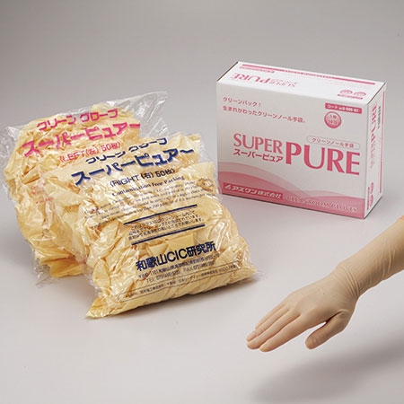 SUPERPURE 乳膠無粉無塵手套