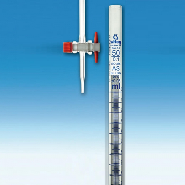 Witeg 滴定管AS級 TF栓 - 實器時代